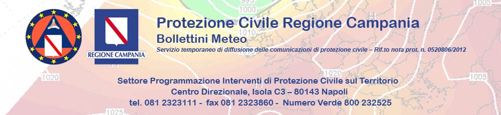 Protezione Civile Regione Campania - Bollettini meteo