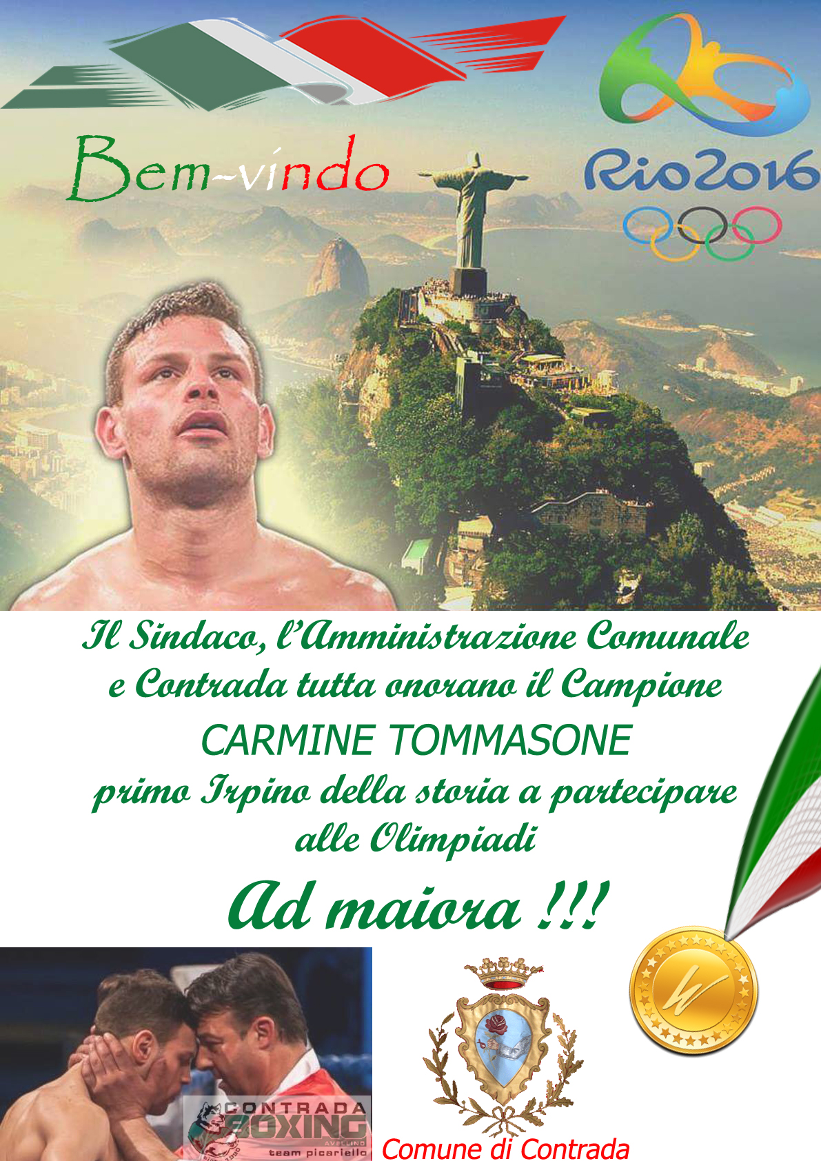Bem-vindo Rio 2016 - Carmine Tommasone campione