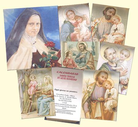 Il calendario di Santa Teresa di Gesù Bambino - Ogni giorno un pensiero Il calendario di Santa Teresa di Gesù Bambino - Ogni giorno un pensiero